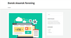 Desktop Screenshot of danskskaanskforening.dk